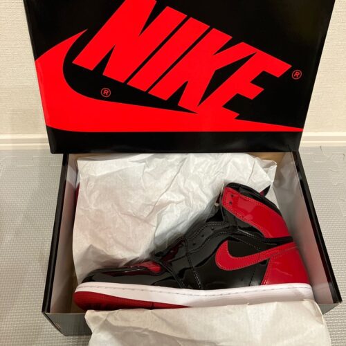 Air Jordan 1 Retro High OG Patent Bred photo review