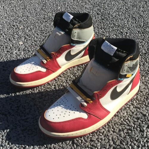 Air Jordan 1 Retro High OG X Union LA Chicago Shadow photo review