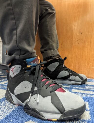 Air Jordan 7 Retro Bordeaux Black photo review
