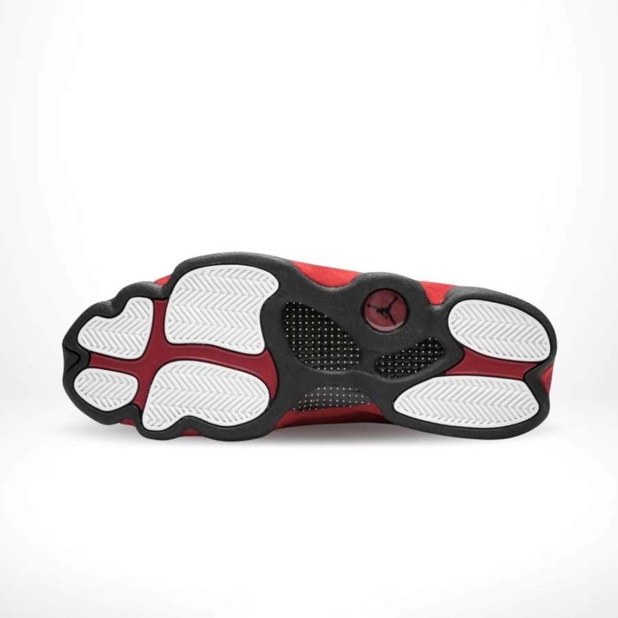Bottom view of the Air Jordan 13