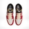 Top-down view of the Air Jordan 1