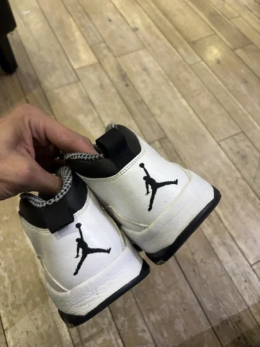 Air Jordan 10 Retro Steel White Black 2013 photo review