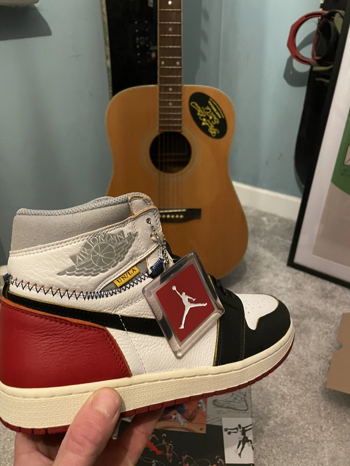 Air Jordan 1 Retro High OG NRG X Union LA Black Toe photo review