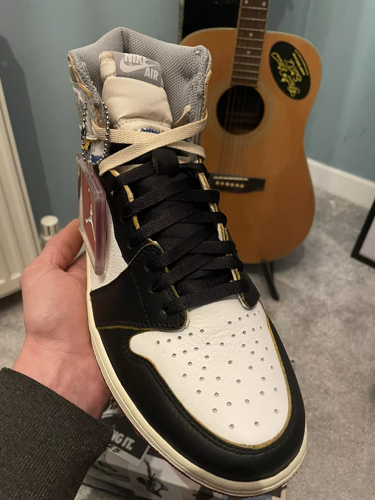 Air Jordan 1 Retro High OG NRG X Union LA Black Toe photo review