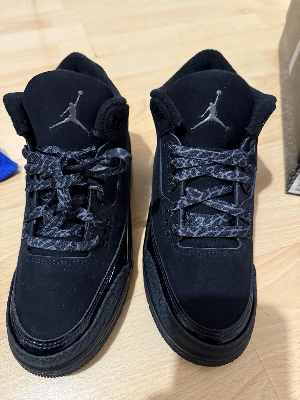 Air Jordan 3 Retro Black Cat 2007 photo review
