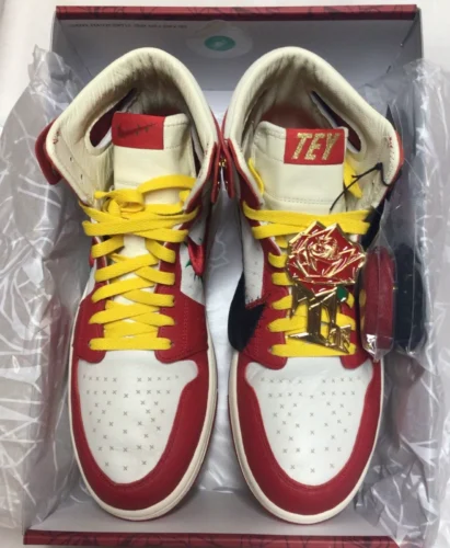 Air Jordan 1 High Zoom Air CMFT 2 X Teyana Taylor Red Black photo review