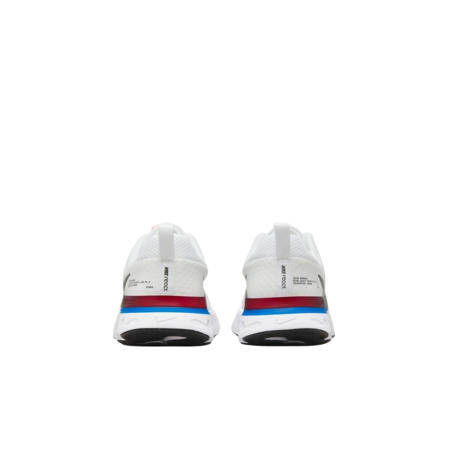 NIKE REACT INFINITY RUN SLYKNIT 3 WHITE PHOTO BLUE RED FJ3994 100 - Image 5