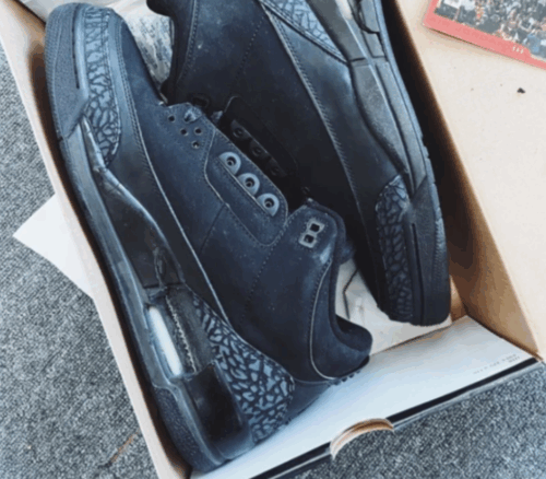 Air Jordan 3 Retro Black Cat 2007 photo review