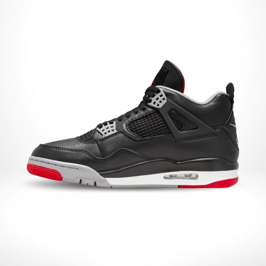 Medial side view of the Air Jordan 4