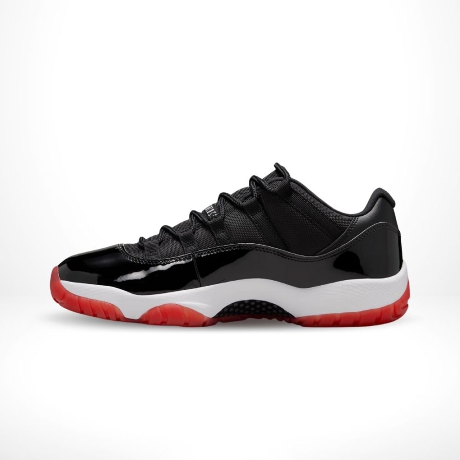 Medial side view of the Air Jordan 11