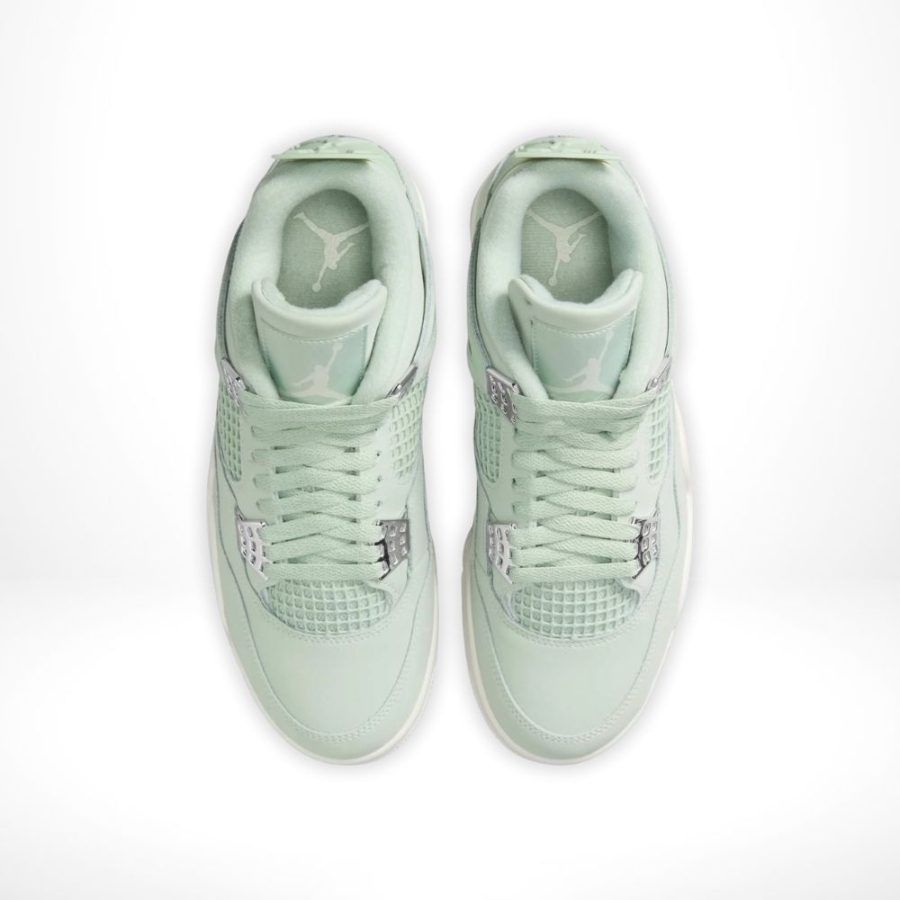 Top-down view of the Air Jordan 4