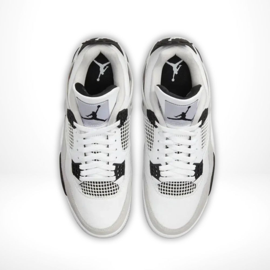 Top-down view of the Air Jordan 4