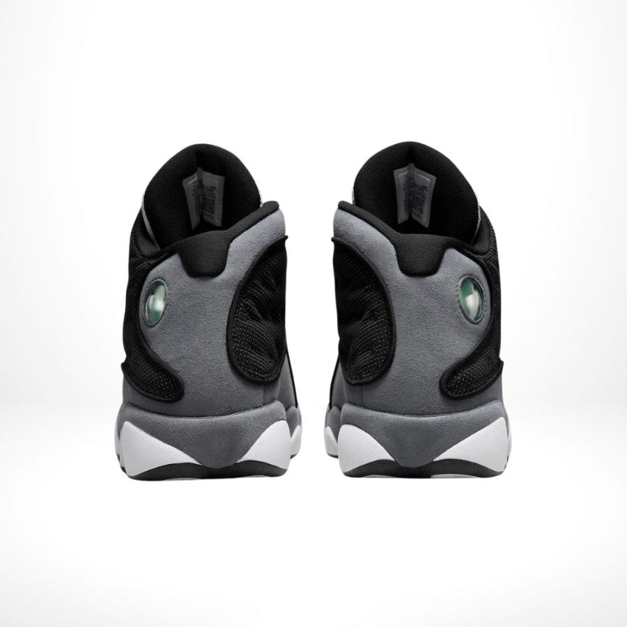 Rear view of the Air Jordan 13