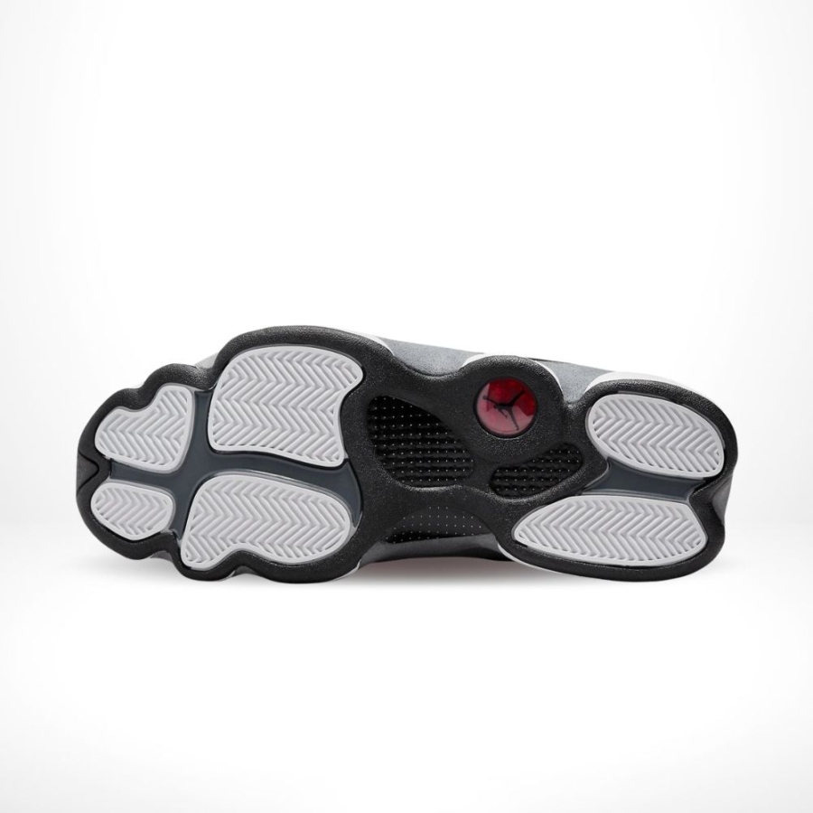 Bottom view of the Air Jordan 13