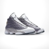 Angled front view of a full pair of Air Jordan 13