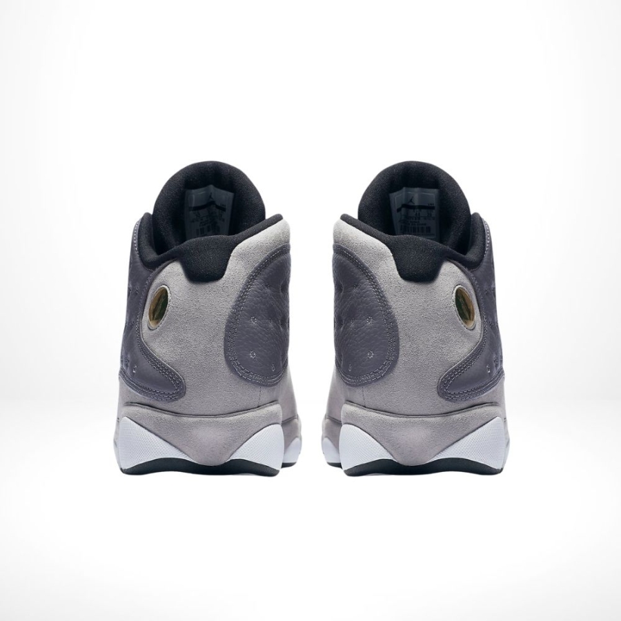 Rear view of the Air Jordan 13