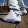 On-foot of the Air Jordan 13