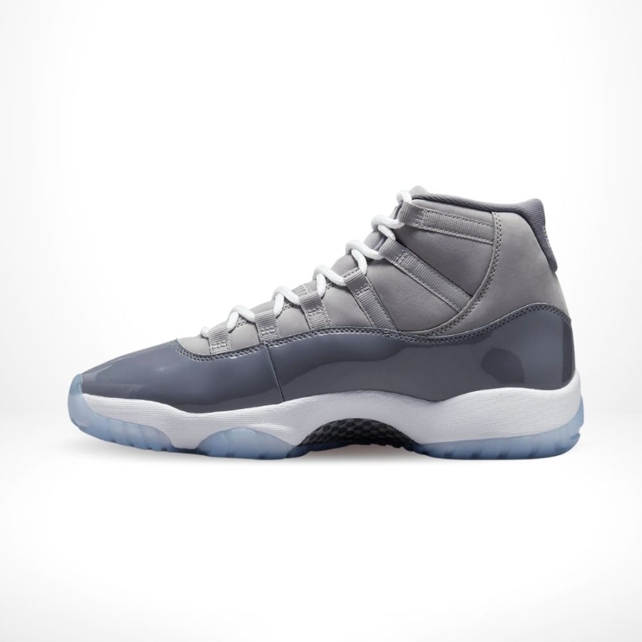 Medial side view of the Air Jordan 11