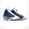 Angled front view of a full pair of Air Jordan 13