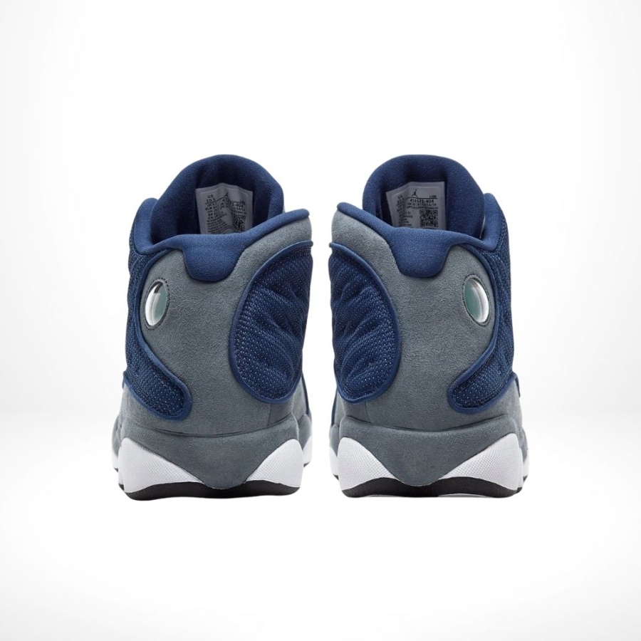 Rear view of the Air Jordan 13