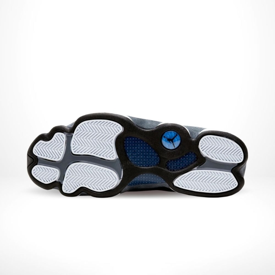 Bottom view of the Air Jordan 13
