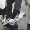 On-foot of the Air Jordan 1