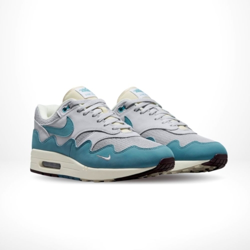 Angled front view of a full pair of Air Max