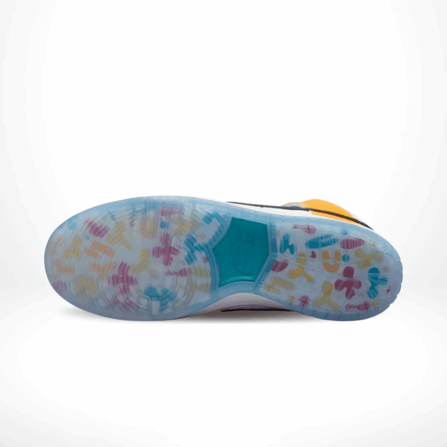 Bottom view of the Nike SB Dunk Low
