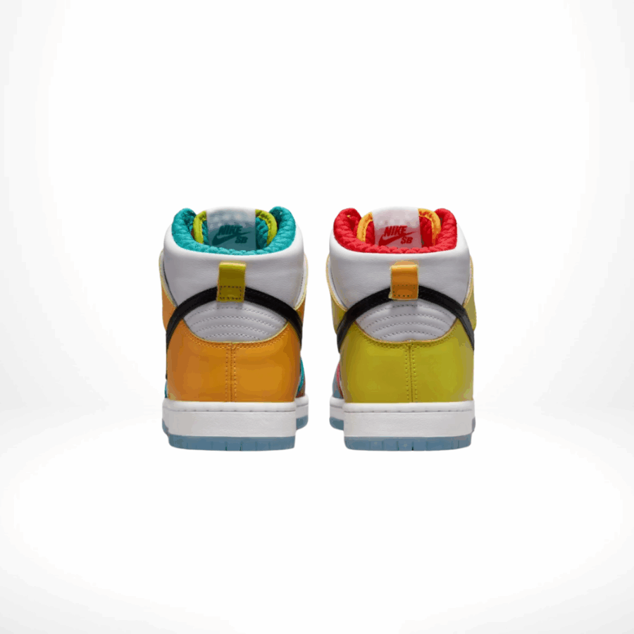 Rear view of the Nike SB Dunk Low