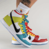 On-foot of the Nike SB Dunk Low