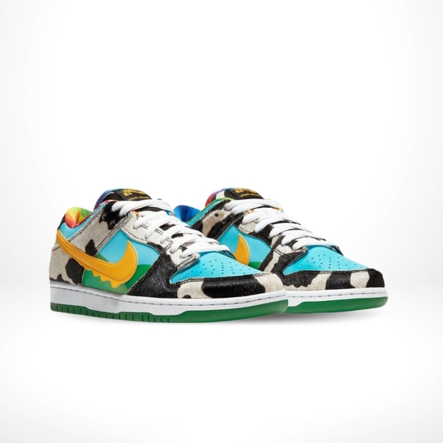 Nike SB Dunk Low Ben & Jerry's Chunky Dunk Low White Lagoon Pulse Black  - Image 2