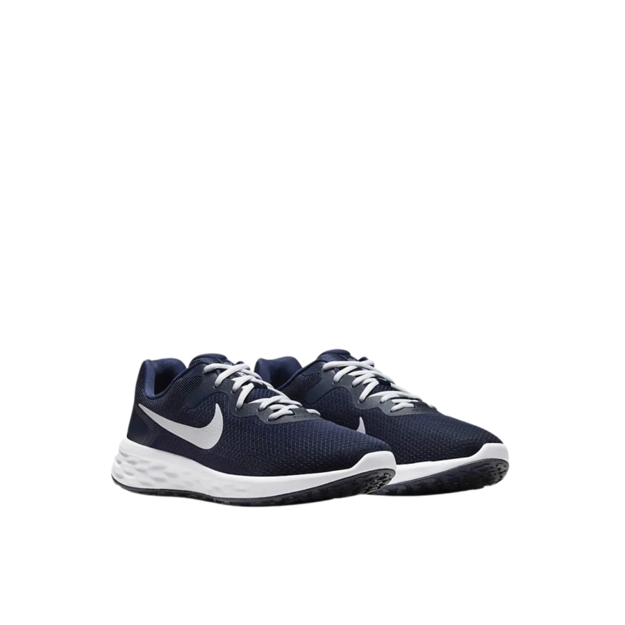 NIKE REVOLUTION 6 ROAD RUNNING NAVY WHITE DC3728 401