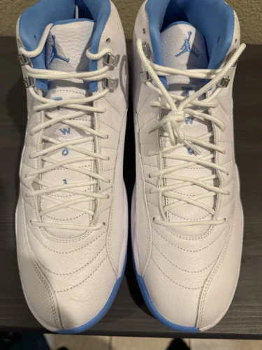 Air Jordan 12 Retro Melo White Blue 2025 photo review