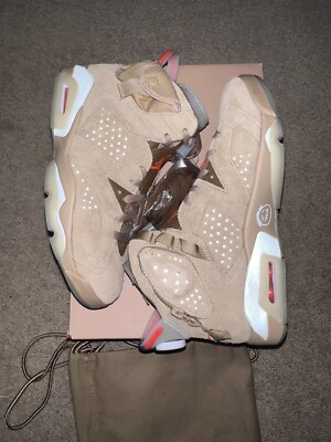 Air Jordan 6 Retro X Travis Scott British Khaki SP photo review