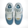 Top-down view of the Air Jordan 4