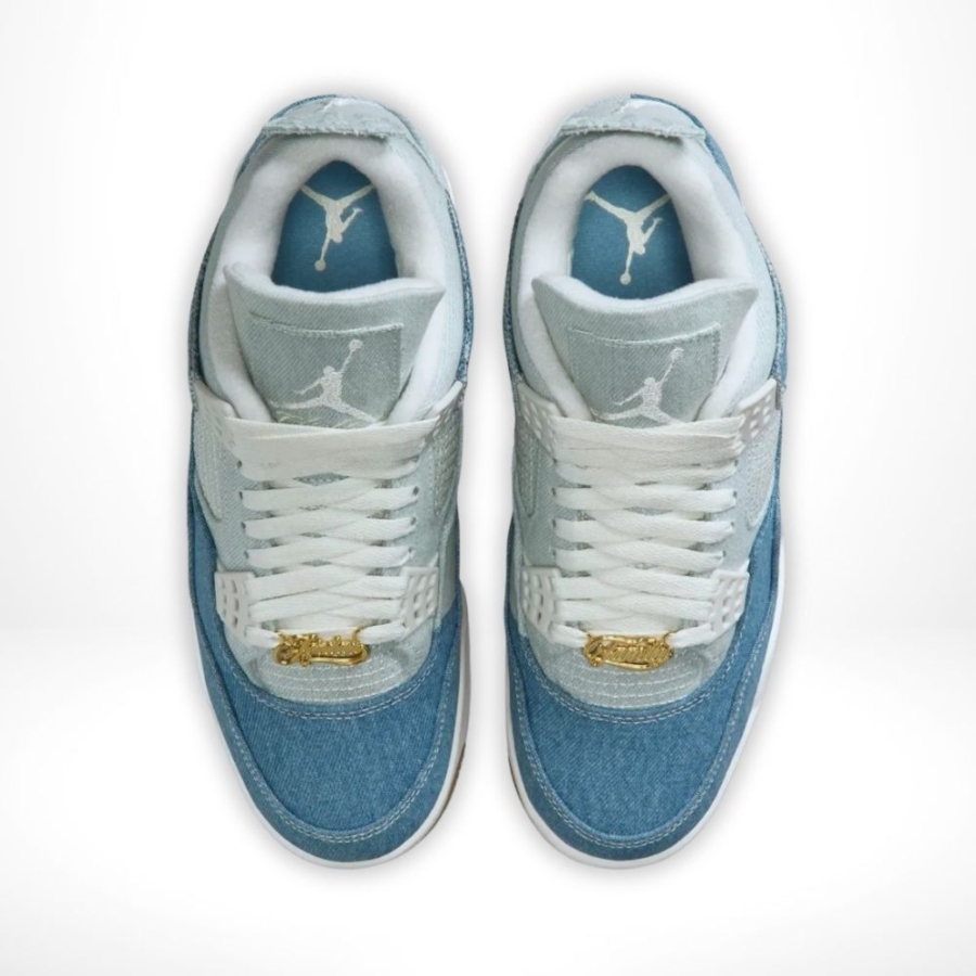 Top-down view of the Air Jordan 4