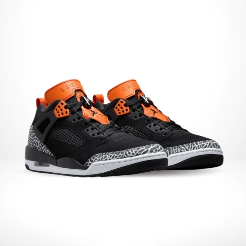 Angled front view of a full pair of Air Jordan Spizike