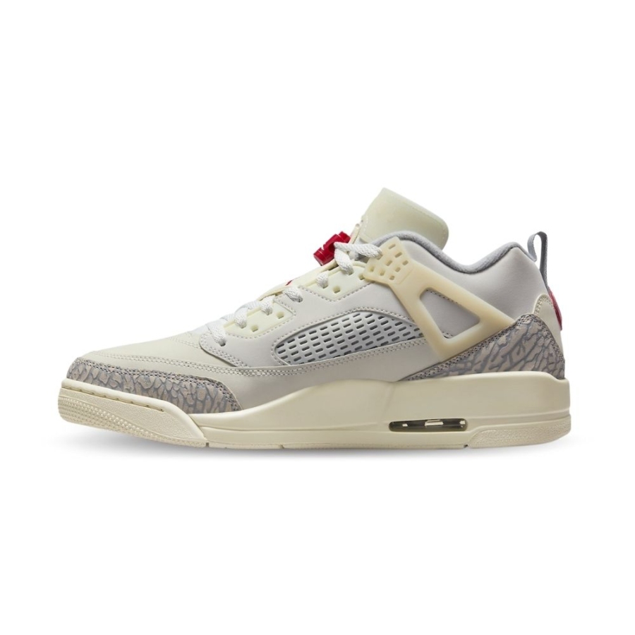 Medial side view of the Air Jordan